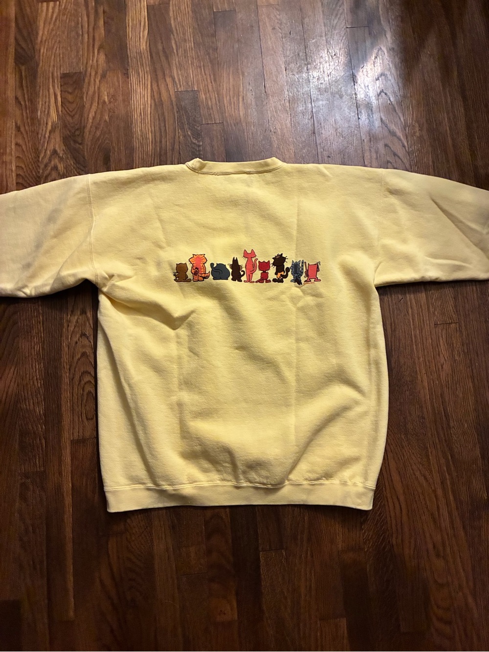 Vintage crazy shirts adopt a cat sweatshirt size large - Picture 2 of 4